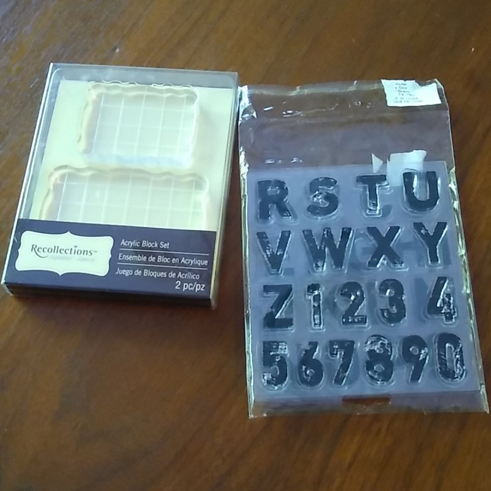 Alphabet stamp set